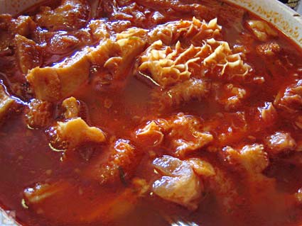 In the world of Mexican Restaurants, the weekend means menudo:
